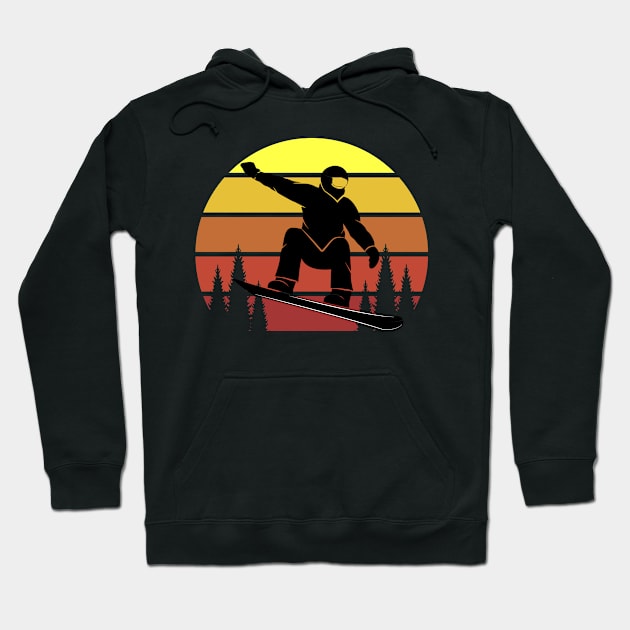 Snowboarding Hoodie by Magic Arts